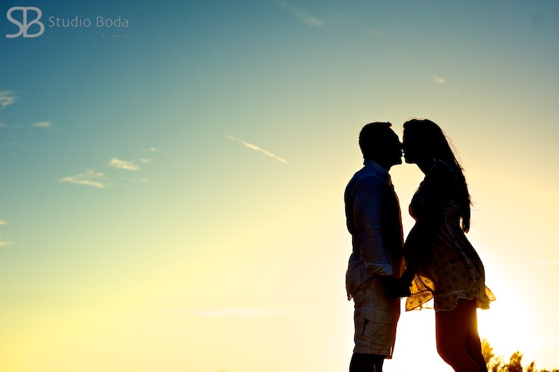 un beso en el cielo - sesión fotos premama