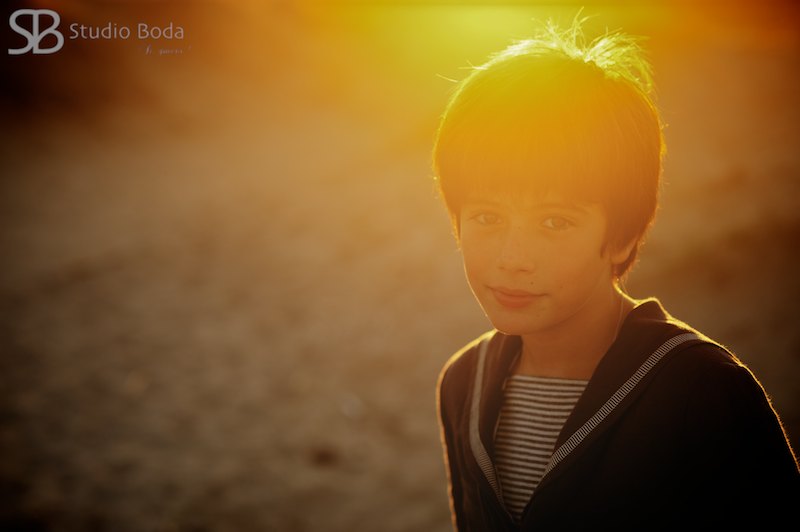 retrato en exteriores primera comunion