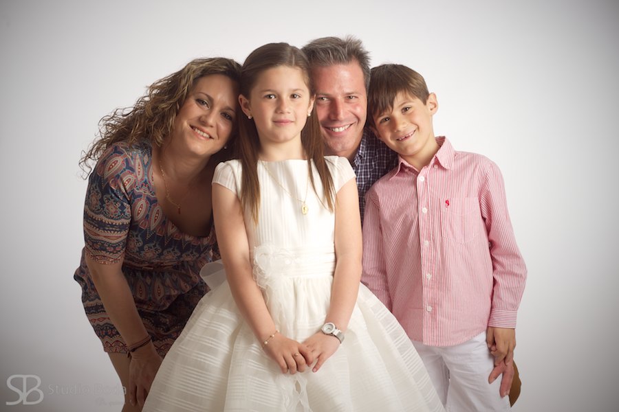 foto de familia en estudio