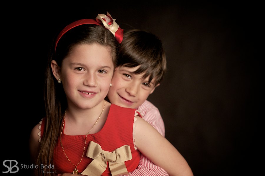 niños en estudio
